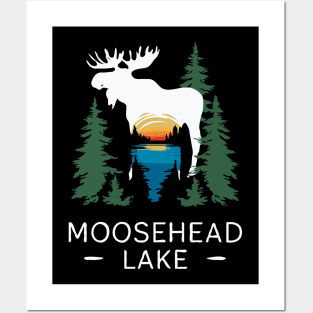 Moosehead Lake Maine. Retro Posters and Art